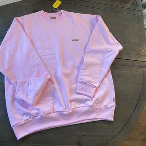 Golf Wang Multi Color 3D mini Logo Crewneck - Pink Mens XXL